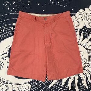 Tommy Bahama Chino Shorts Red Mens 32 Preppy Beach Casual Summer